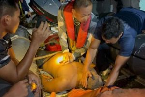 Kebakaran kapal nelayan Balikpapan