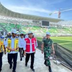 Menko PMK Tinjau Progres Pembangunan Arena PON XXI