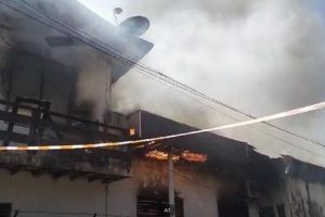 Kebakaran di straat dua Balikpapan