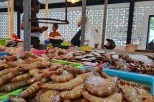 udang di pasar