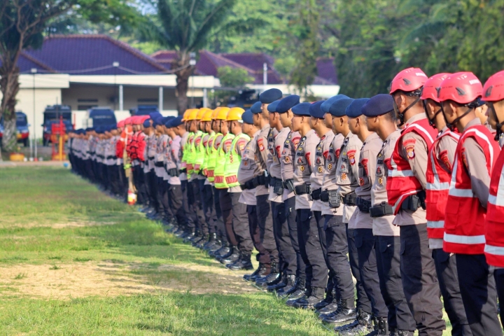 Brimob Polda Kaltim Siagakan Personel Antisipasi Karhutla