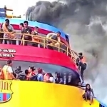 Ini Kesaksian Penumpang KM Barcelona 5 yang Terbakar