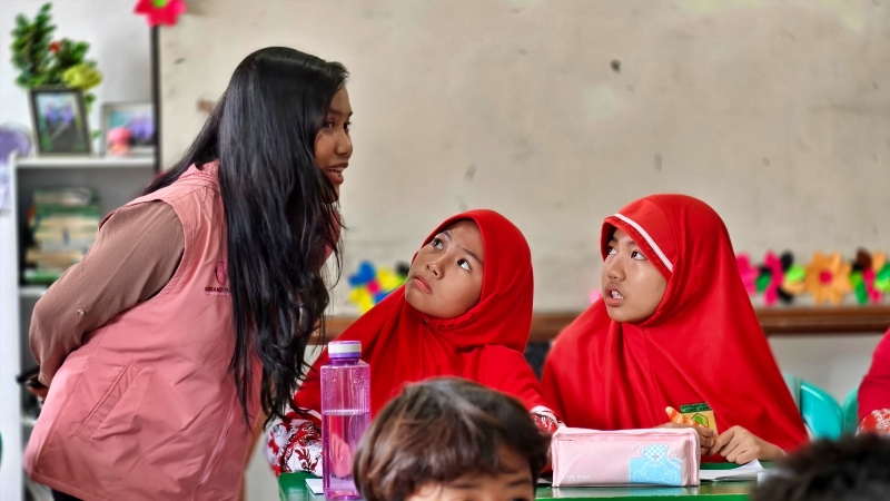 Murid SD Muhammadiyah Berau Diedukasi Bahaya Listrik