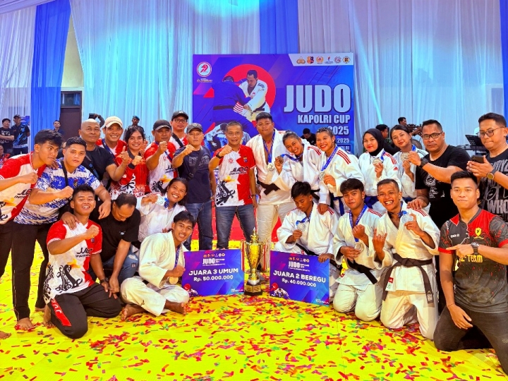 Polda Kaltim Raih Juara 3 di Kejuaraan Judo Kapolri Cup 2025