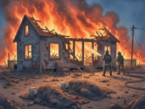 Dua Lansia Tewas Terjebak Kebakaran di Prona Sepinggan